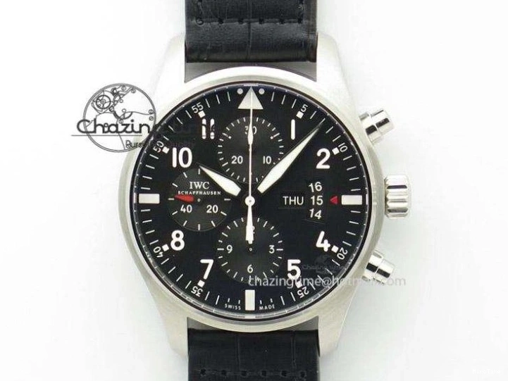 MIROTIME 0307 Durable Big Pilot IW329702 M+F 1:1 Best Edition Green Dial on Green Leather Strap MY 7006